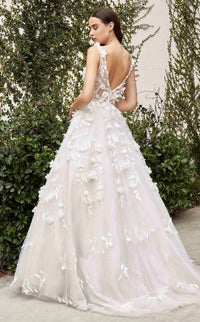 Andrea & Leo Couture - Liza Floral Applique Wedding Dress