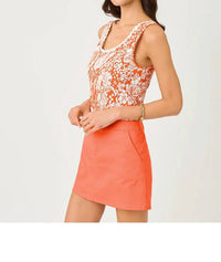Lilly Pulitzer - Gabbie Crochet Trimmed Knit Top
