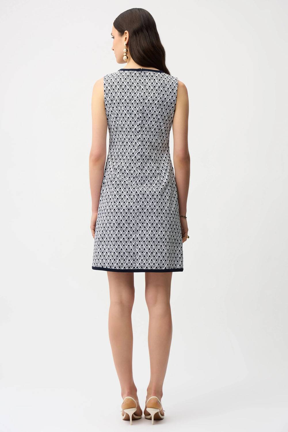 Joseph Ribkoff - Geometric A-line Dress