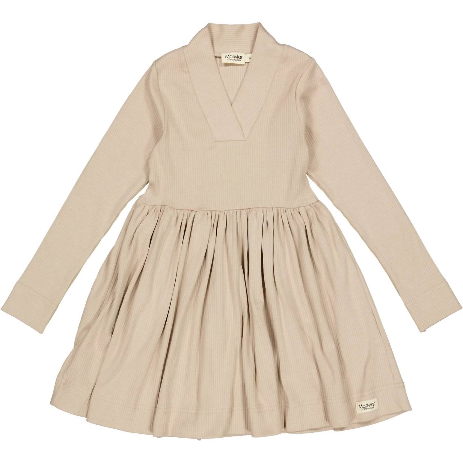 Girls Ribbed Long Sleeve Dress