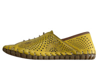 Gelato Women's Theory Lace-up Shoes in yellow - women's flats