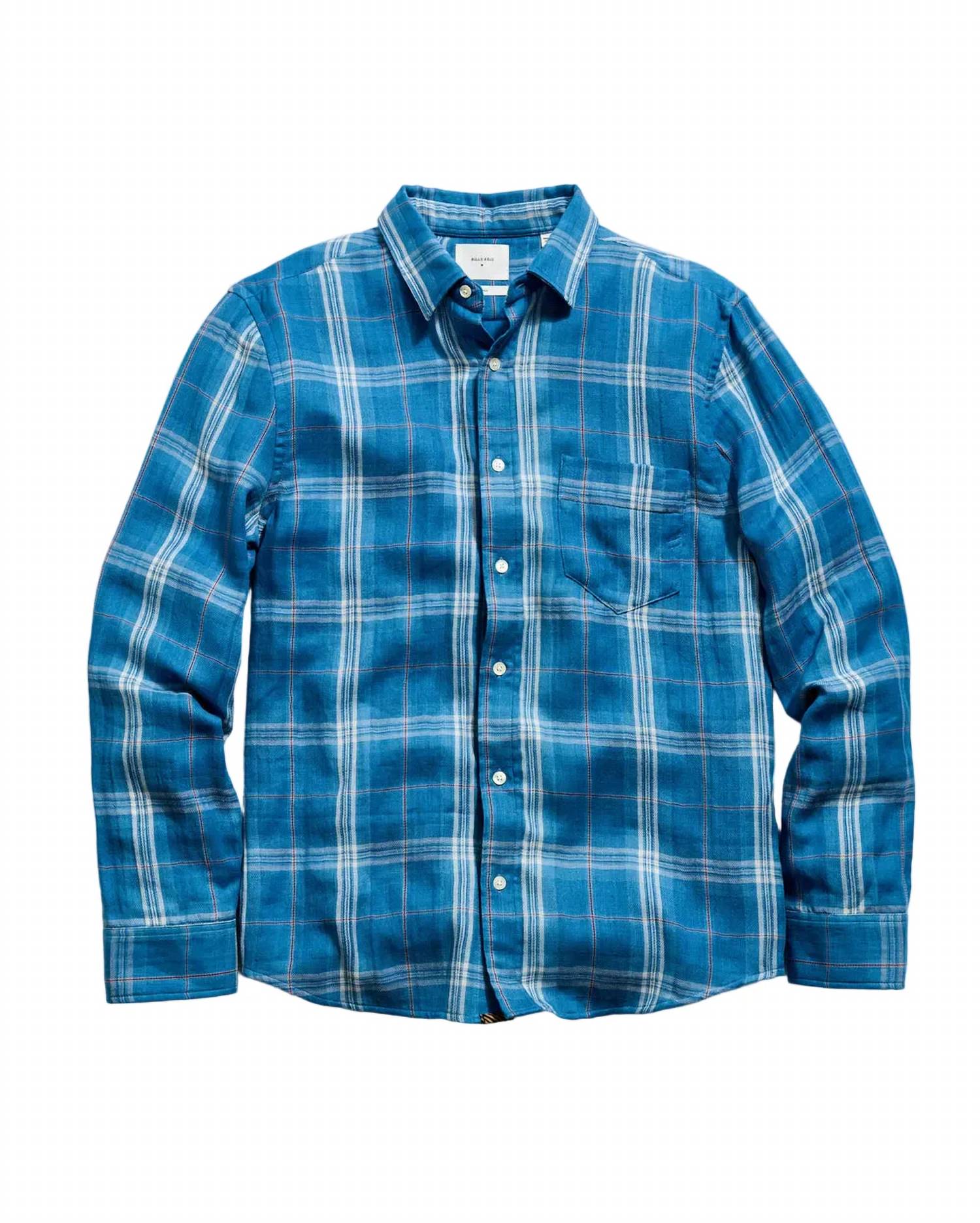 Billy Reid - Double Face Plaid Cypress Shirt