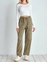 Heyson - Washed Linen Cargo Pants