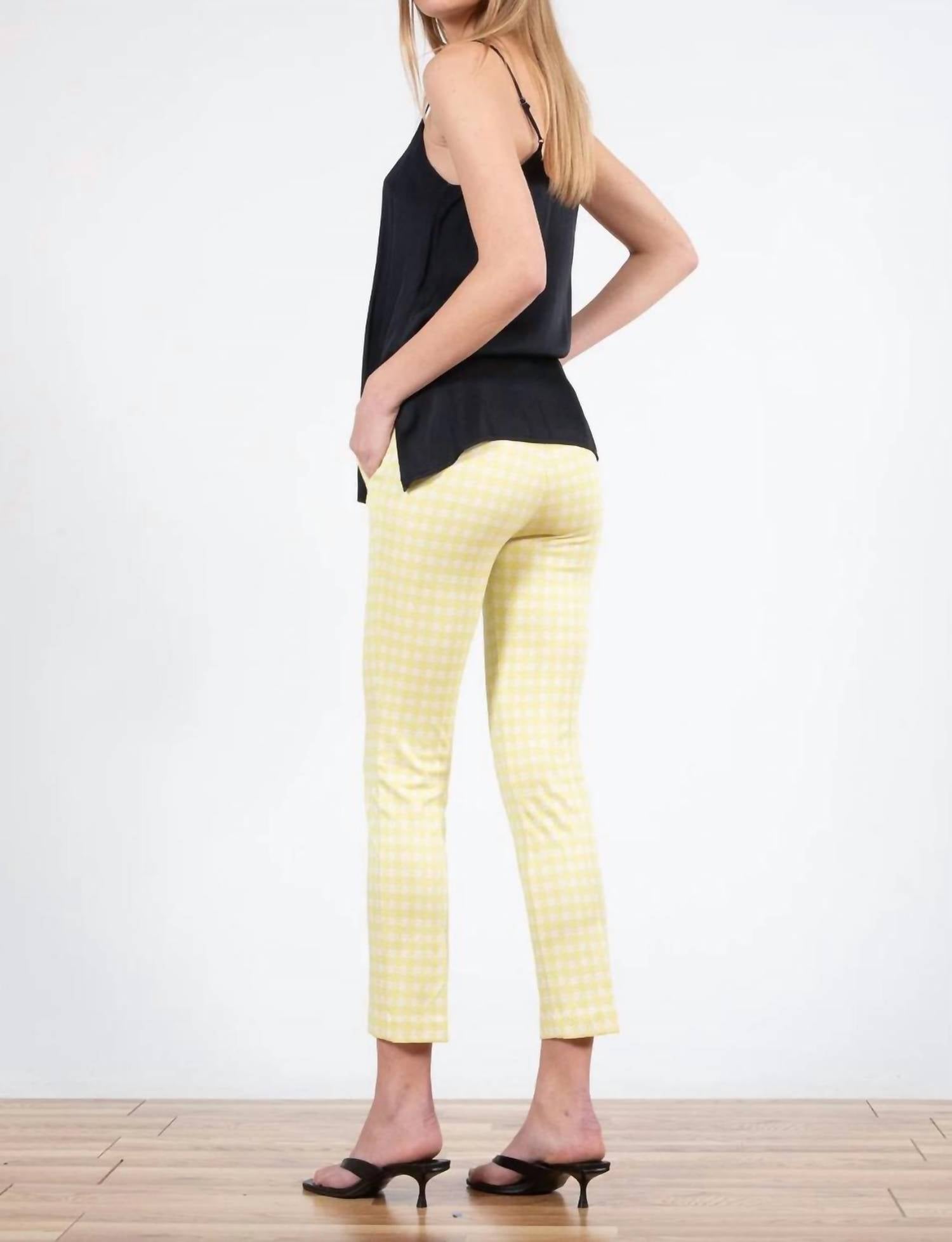 Avenue Montaigne - Lulu Straight Cropped Pant