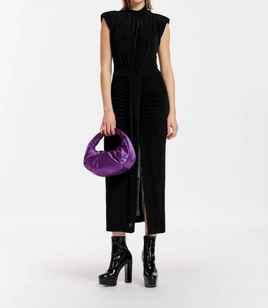 Essentiel Antwerp - Black Egypian Midi Dress