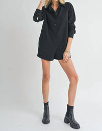 Sadie & Sage - Long Sleeve Corduroy Romper
