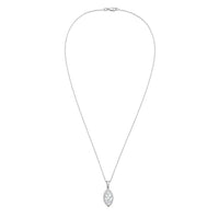 Diana M Jewels - Women's Marquise Lab-Grown Diamond Pendant Necklace (7.00 Ct) - Elegant