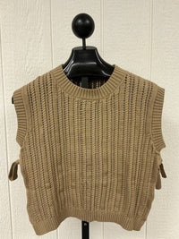 Heyson - Side Tie Sweater Vest