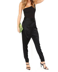 Michelle Mason - Silk Draped Asymmetrical Pant