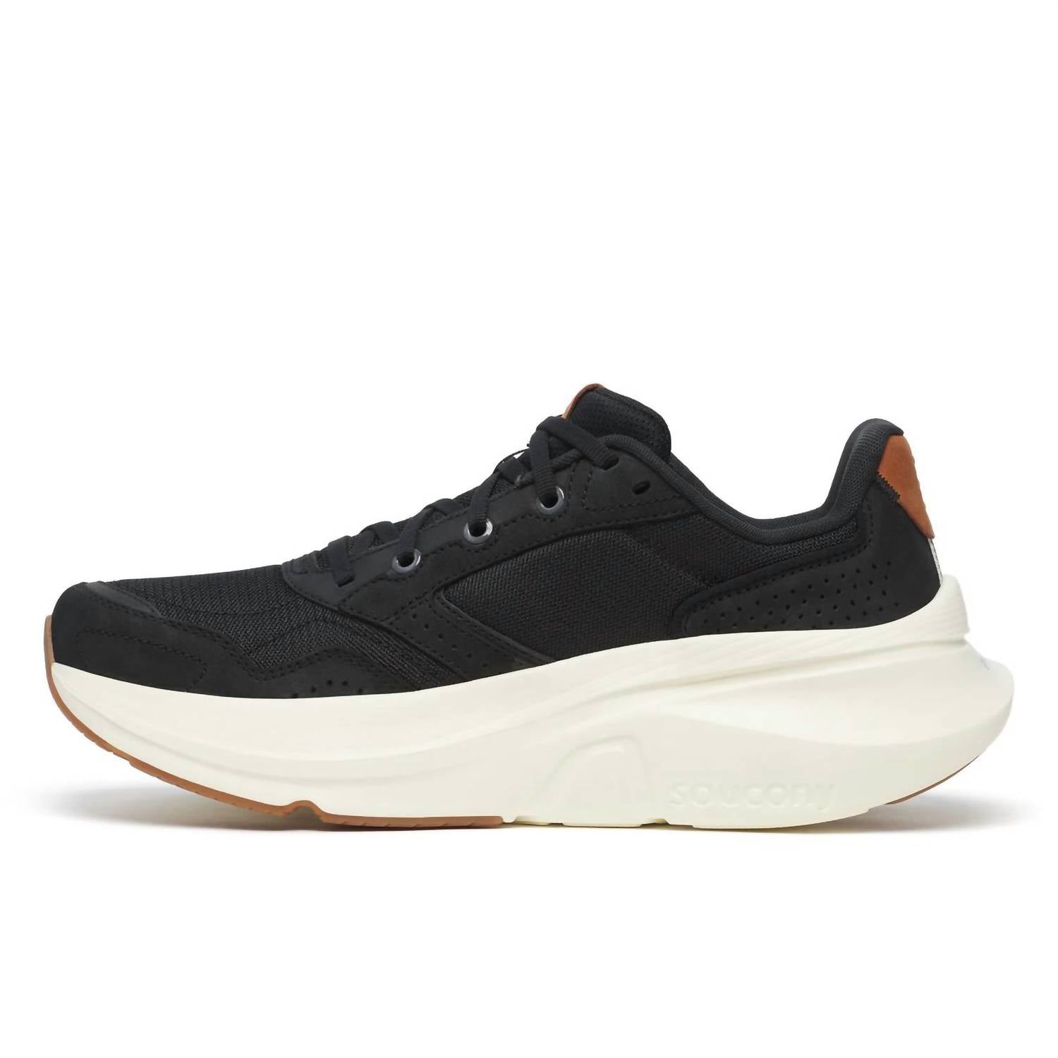 SAUCONY Men's Guide Metro Running Shoes in black - men's shoe - detail view