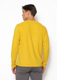 Postmarc - Stretch Knit Long Sleeve Crew Pullover