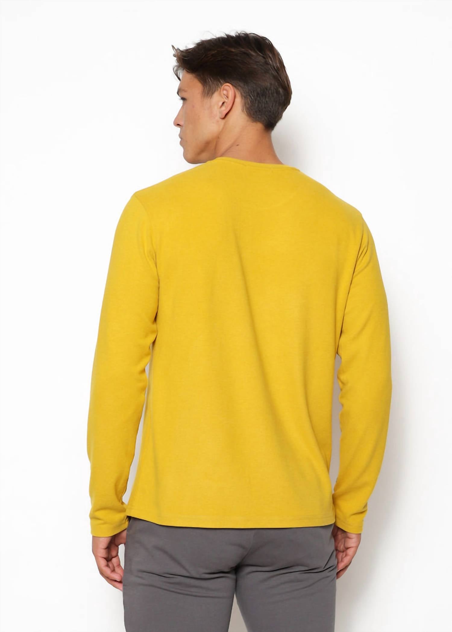Postmarc - Stretch Knit Long Sleeve Crew Pullover