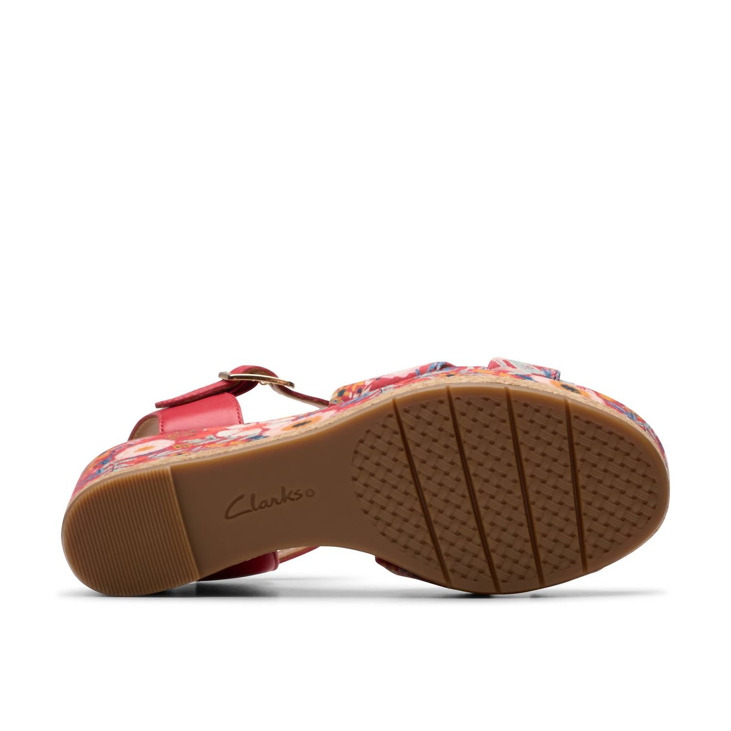 Clarks - Women's Chicly Floral Wedge Sandal