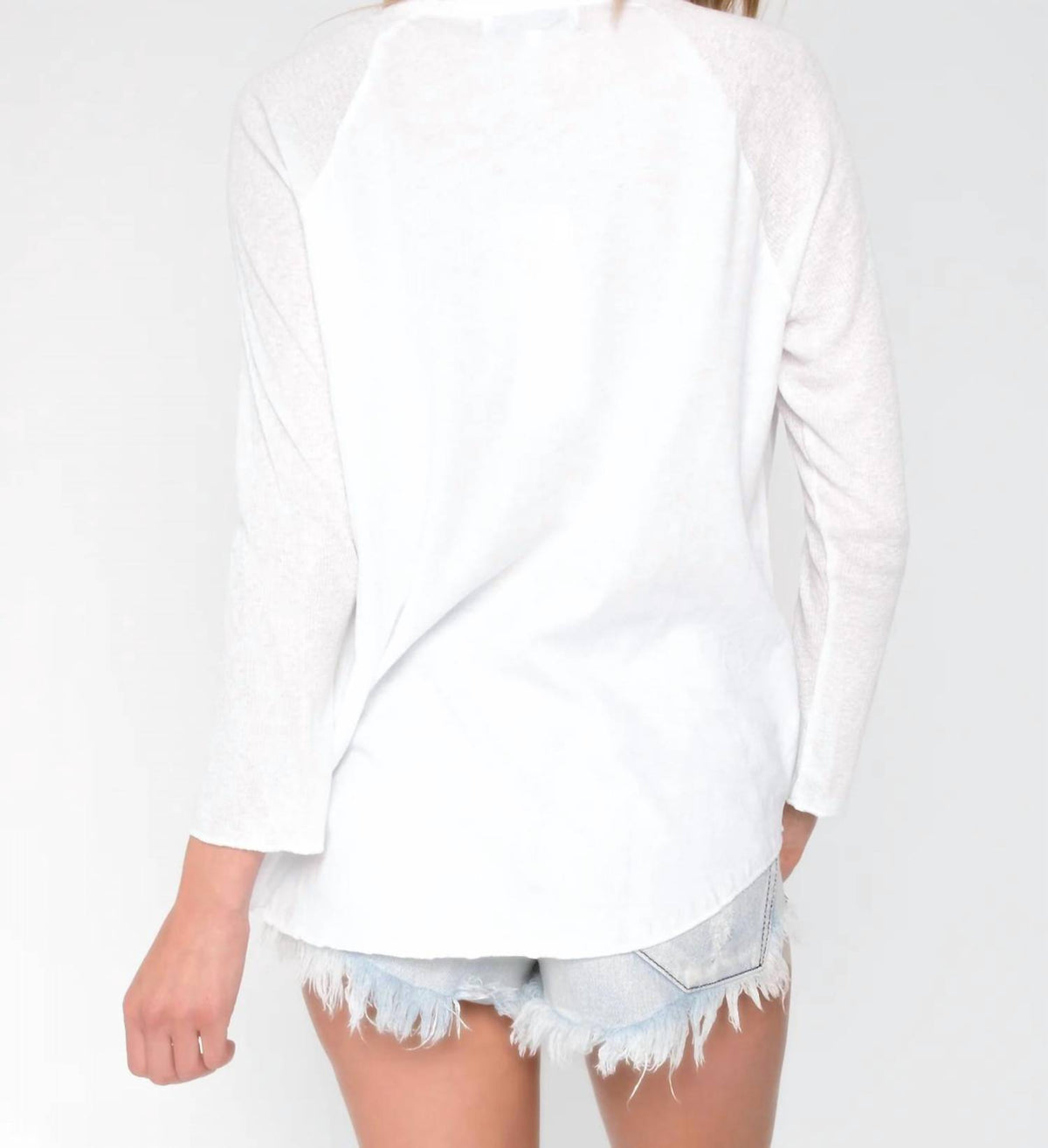 Wildfox - Skinny Dipper Rebel Raglan Sleeve Top