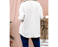 And The Why - Tweed Button Down Shacket