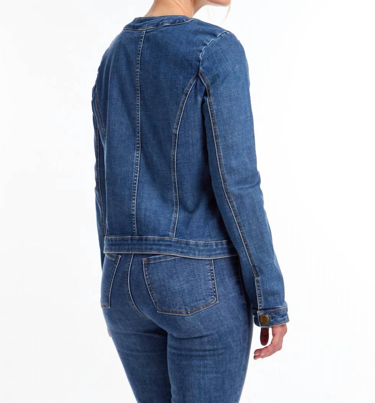 Fdj - Denim Crop Jacket