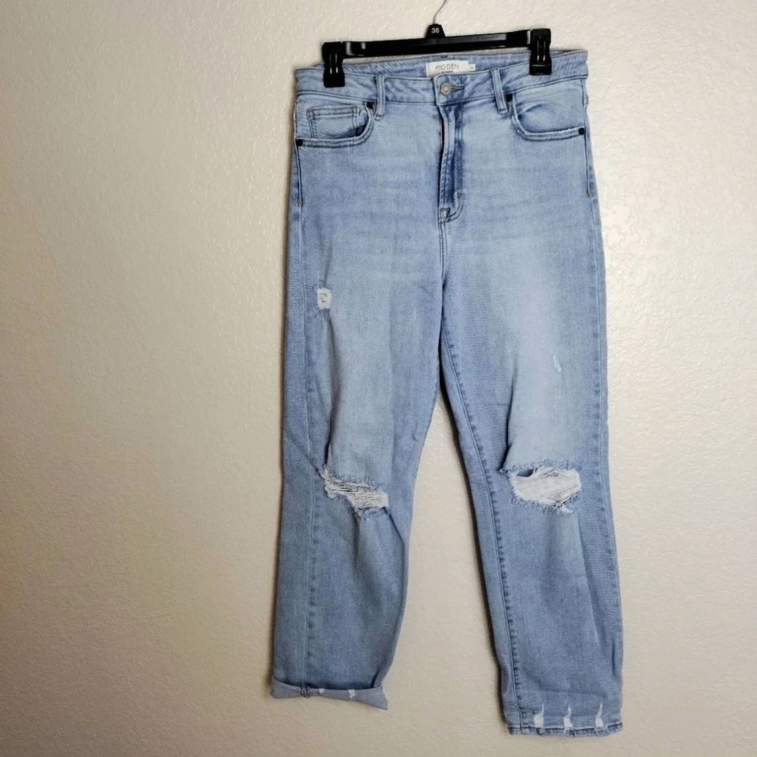 Hidden - Tracey High Rise Straight Leg Jeans