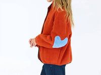 KERRI ROSENTHAL Coze Magoze Jacket in rust - women's jacket - detail view