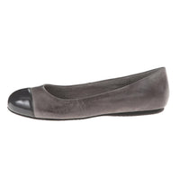 Softwalk Women's Napa Ballet Flats in grey - women's flats - detail view
