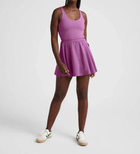 Beyond Yoga - Score Pleated Mini Dress