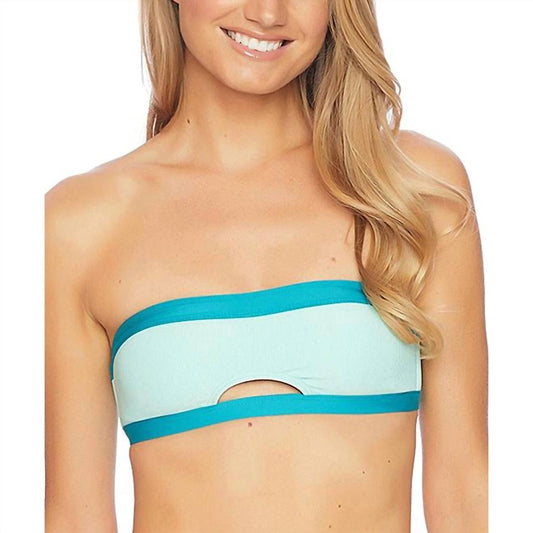 Splendid - Color Blocked Bandeau Bikini Top