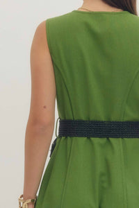 entro Chic Needs Midi Dress in green - women's dress - view 7