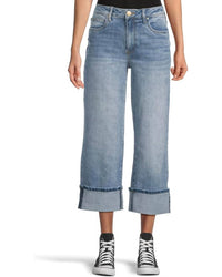 Kut From The Kloth - Sienna High Rise Straight Leg-roll Up 5" Jeans