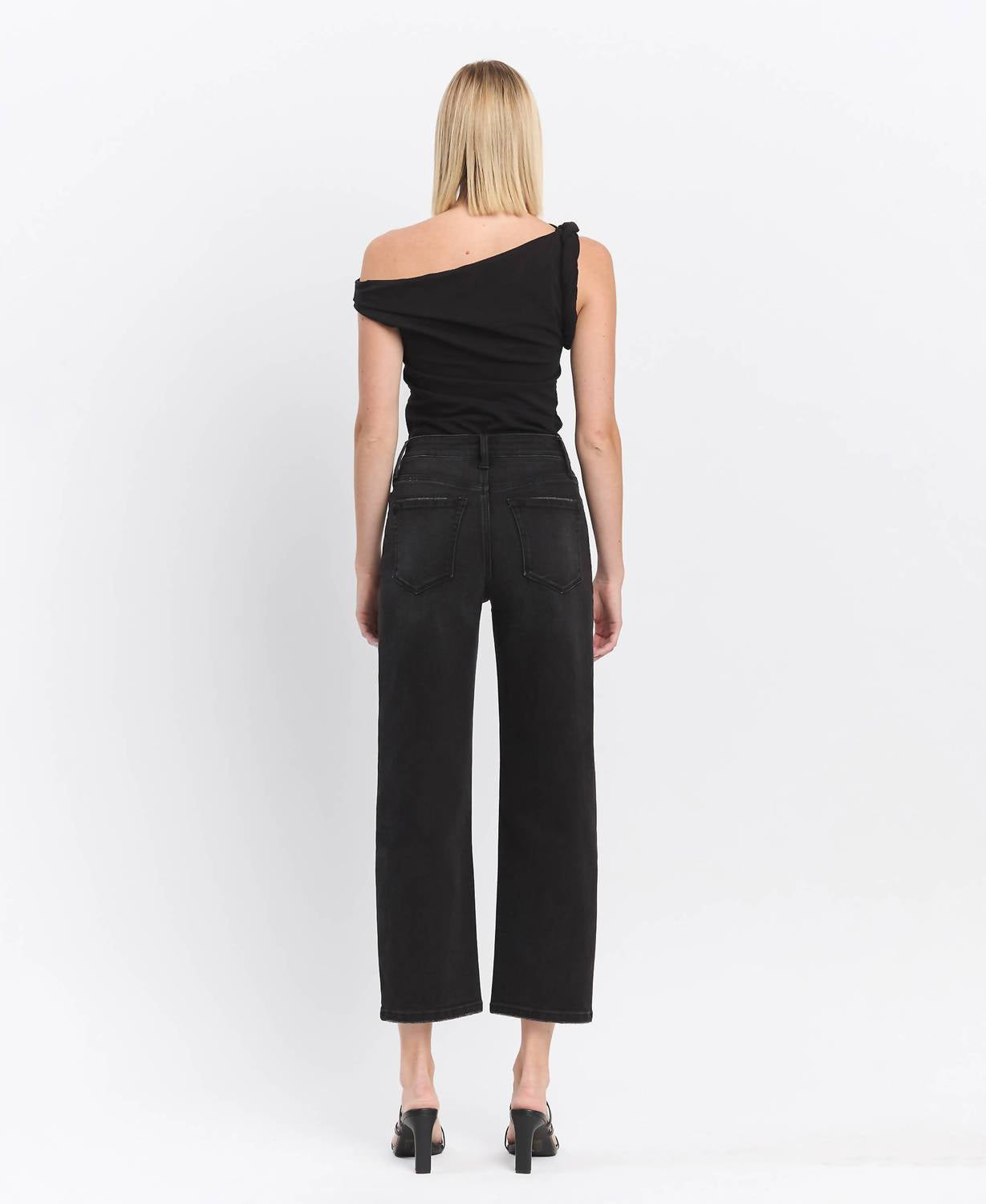 Vervet By Flying Monkey - Super High Rise Wide Barrel Jeans