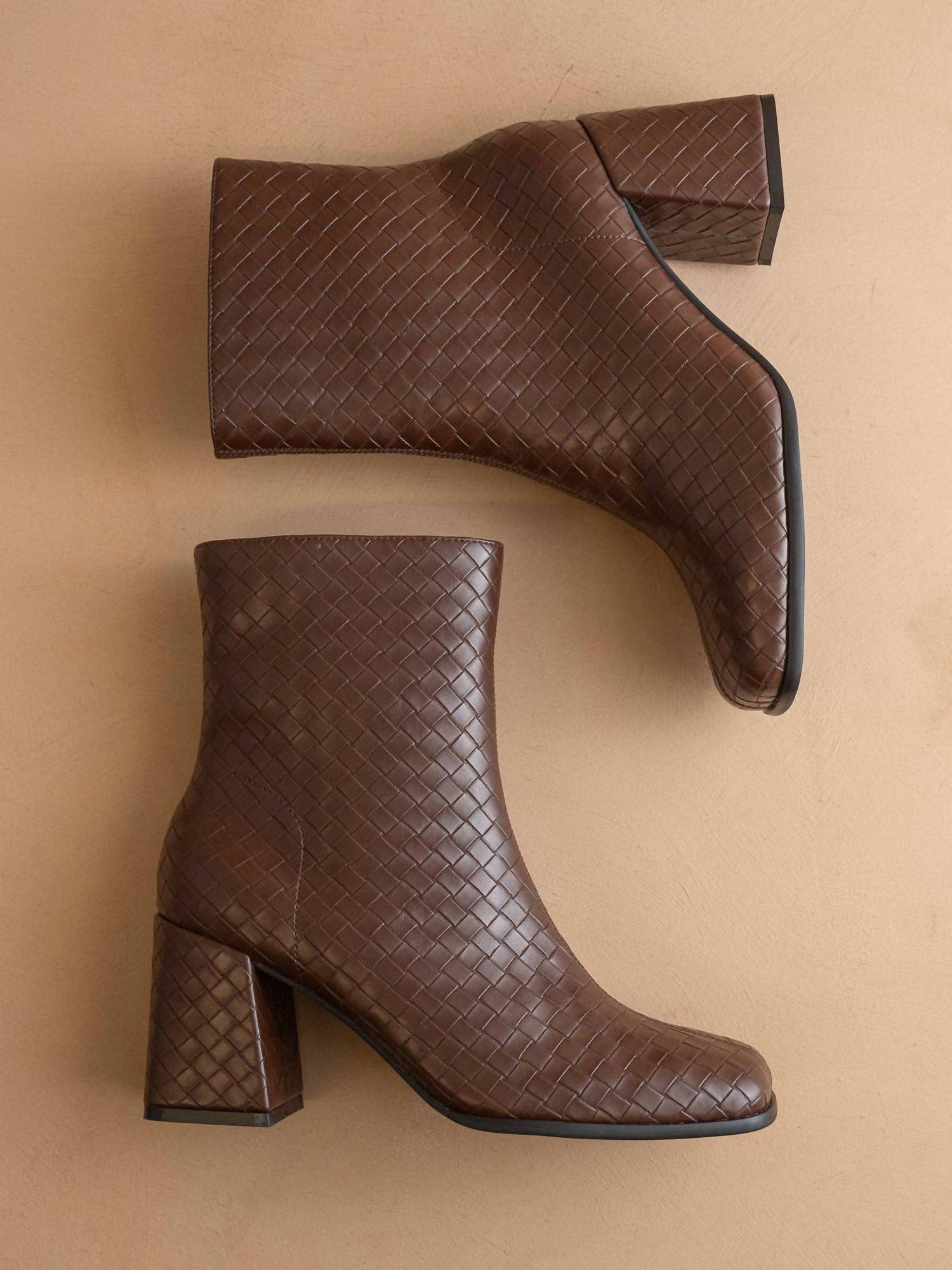 Oasis Society - Women's The Demi Woven Block Heel Ankle Boot