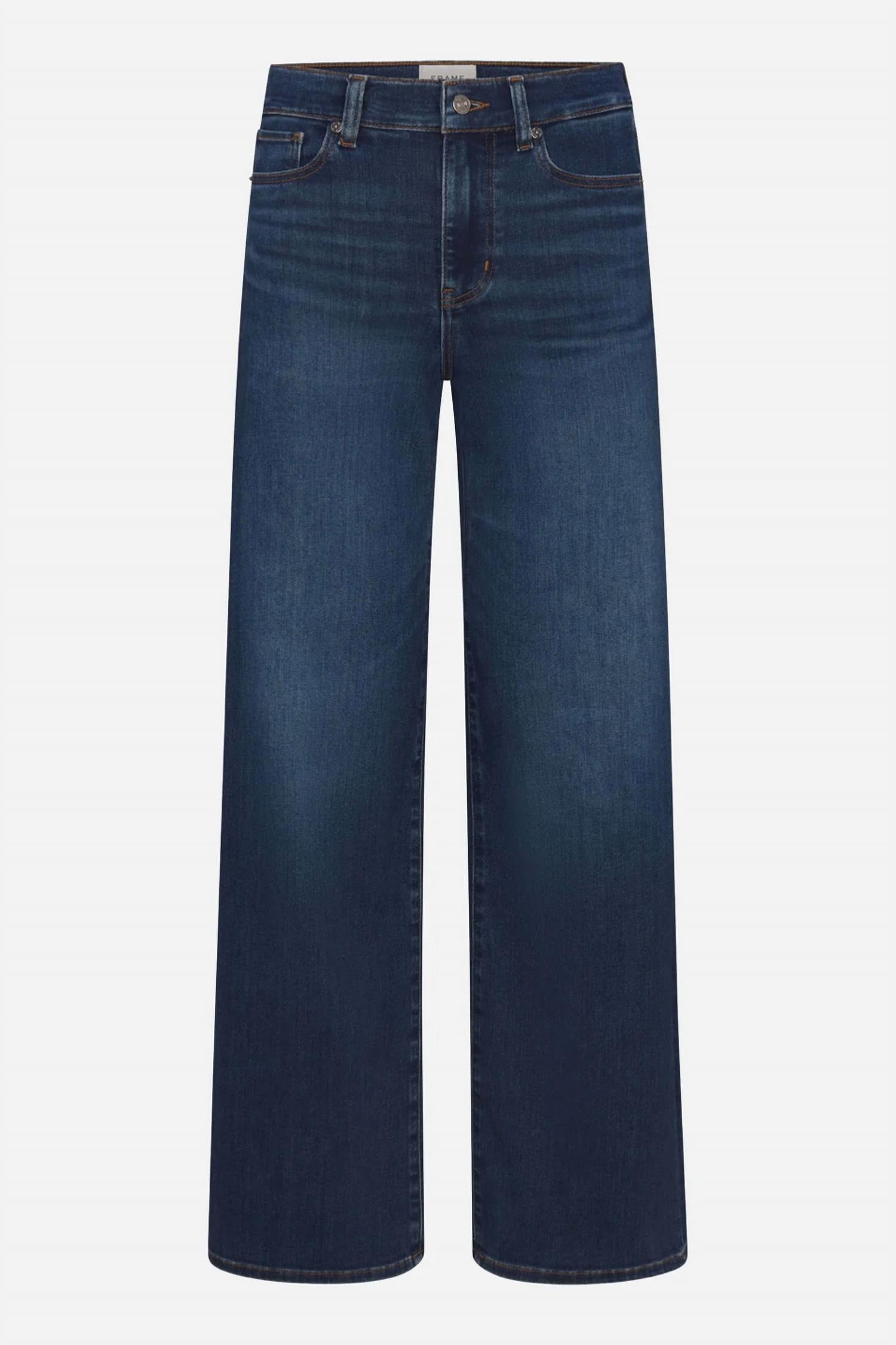 FRAME Le Slim Palazzo Jeans in celebrity 1 - women's jeans - alternate view