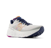 New Balance Women's Fresh Foam X 840v1 Running Shoes in grey matter copper purple fuchsia - women's sneaker - detail view