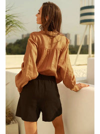 Frieeah - Oversized Button Up Shirt