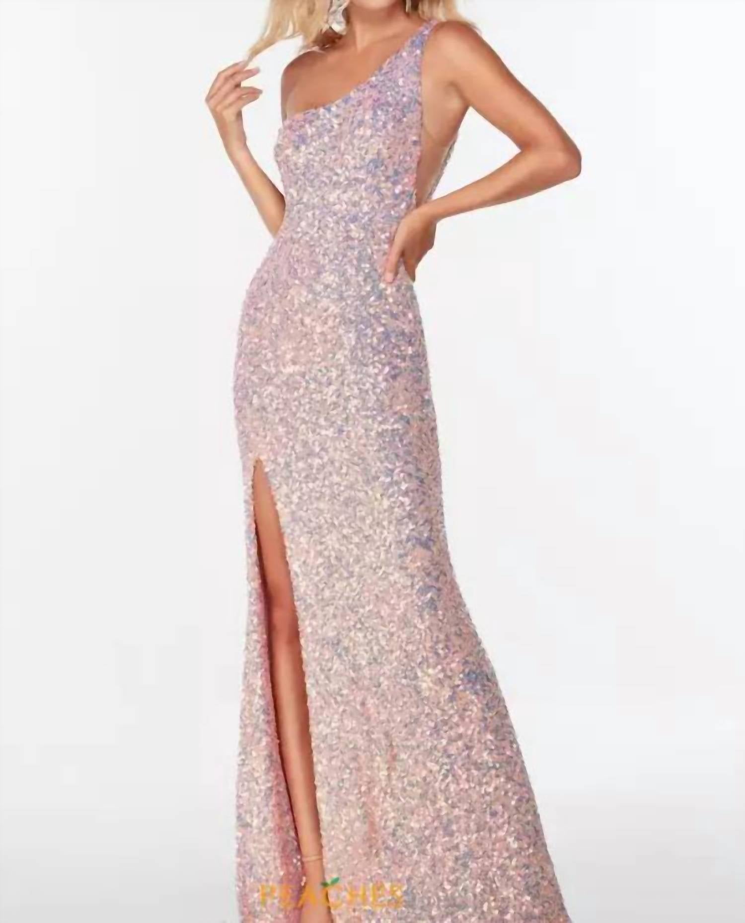 Alyce Paris - Women's One Shoulder Gown