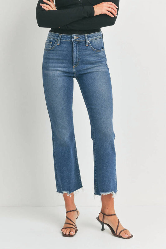 Just Black Denim - Vintage Cropped Flare Jean