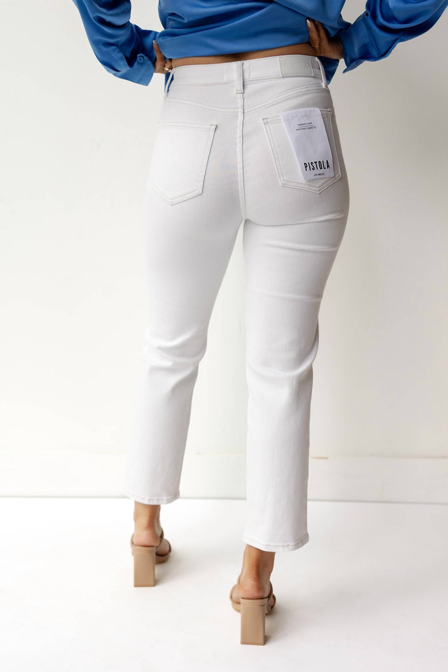 Mara Hoffman - Monroe High Rise Crop Jeans