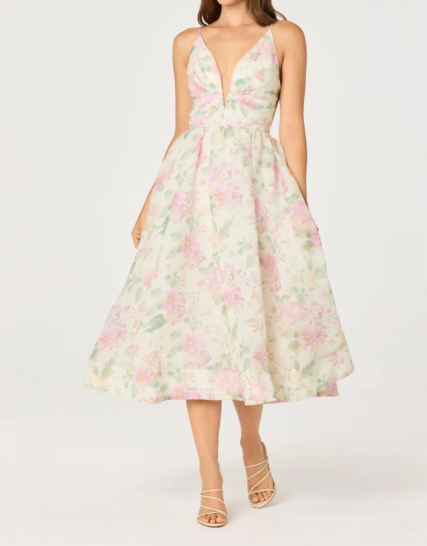 Astr - Janna Midi Dress