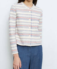 Aldo Martins - Woven Long Sleeve Sweater Jacket