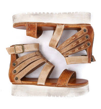 BEDSTU Women's Artemia Sandals in bone mustard tan rustic - women's sandal - view 4