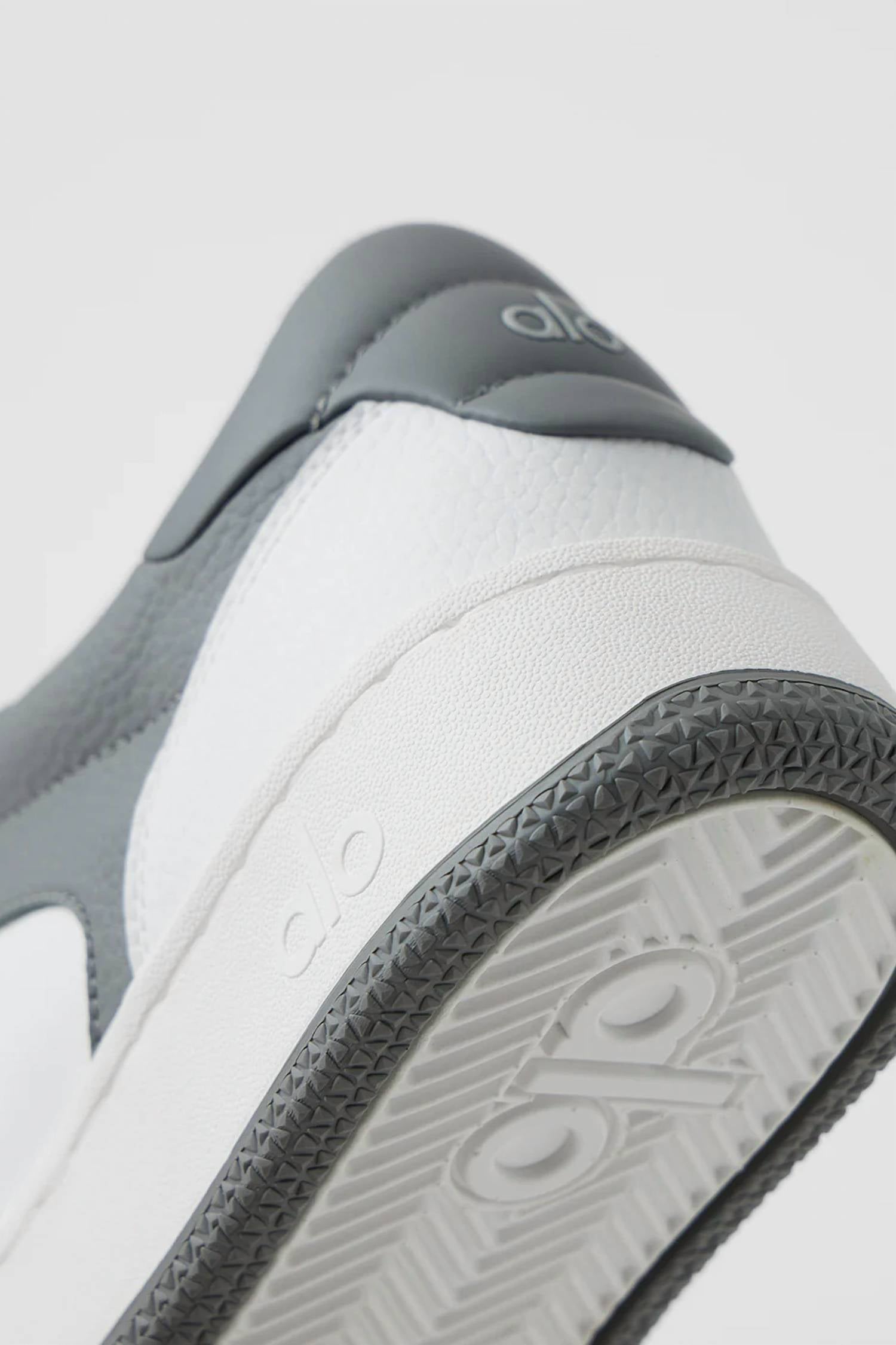 ALO YOGA Men's Recovery Mode Leather Sneakers in gray white - men's sneaker - view 5