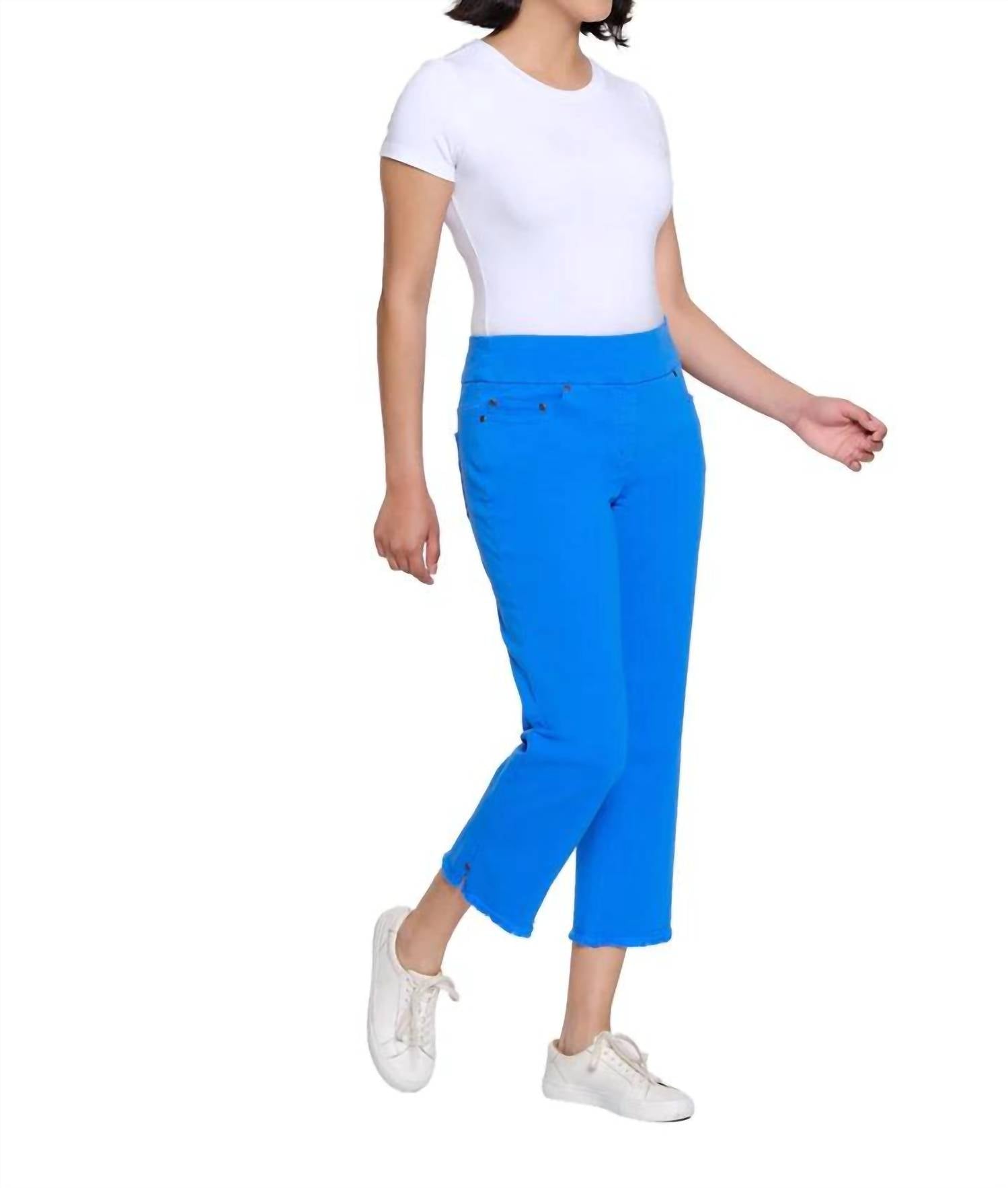 Slimsation By Multiples - Pull On Five Pocket Crop Pants