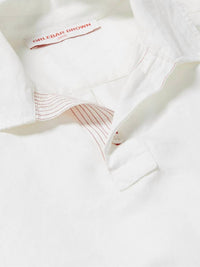 Orlebar Brown - Roland Embroidered Cotton Linen Polo Shirt