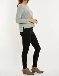 Mododoc - Open Crew Boucle Sweater