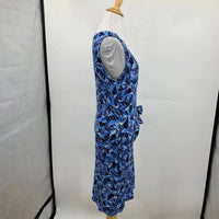 Nic + Zoe Women's Coastal Vines Dress in blue multi - women's dress - alternate view