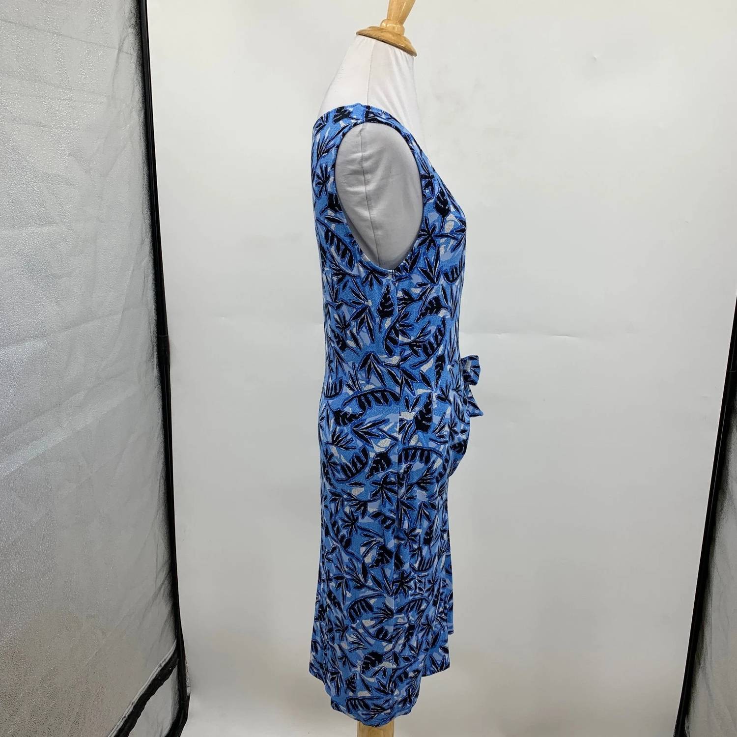 Nic + Zoe Women's Coastal Vines Dress in blue multi - women's dress - alternate view