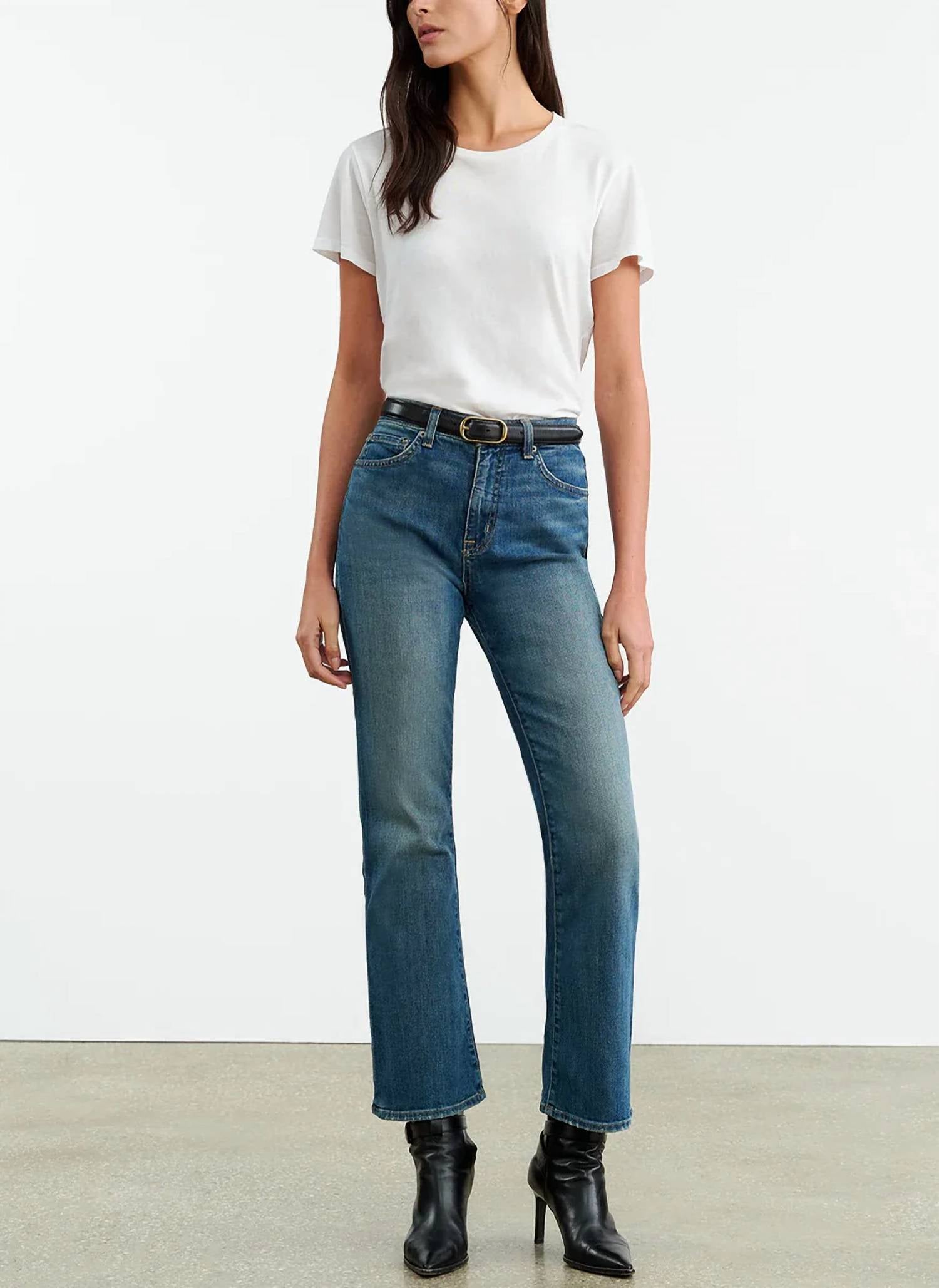 Nili Lotan - Mid-rise Boot Cut Jean