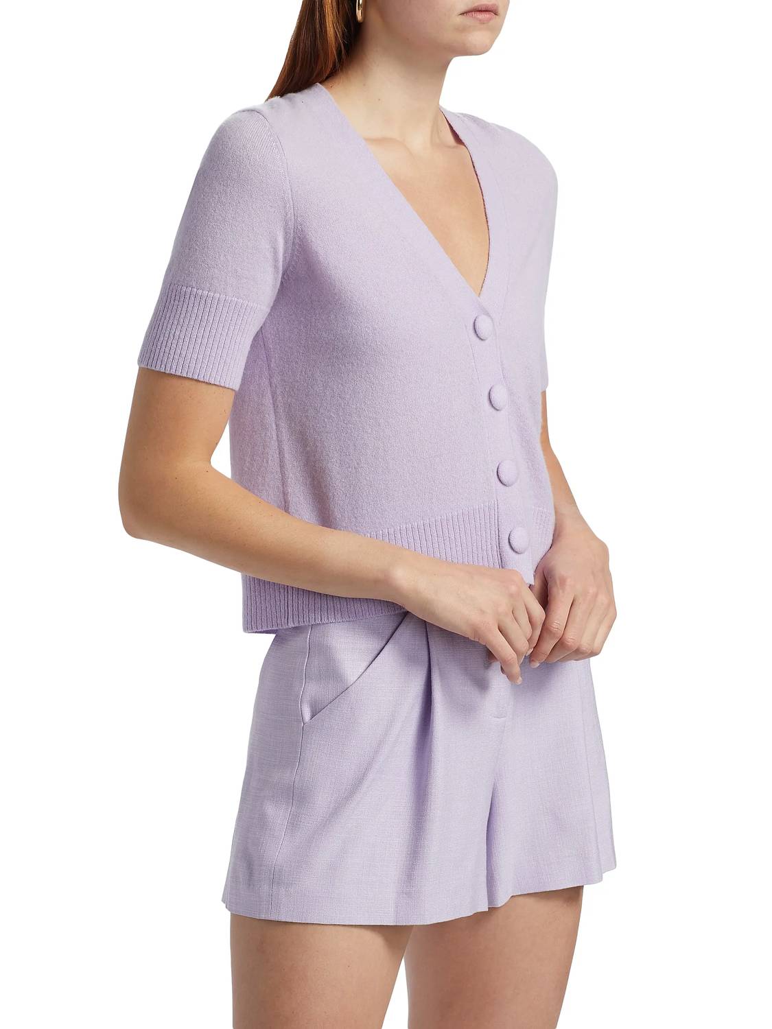 Veronica Beard - Short Sleeve Solene Cashmere Cardigan