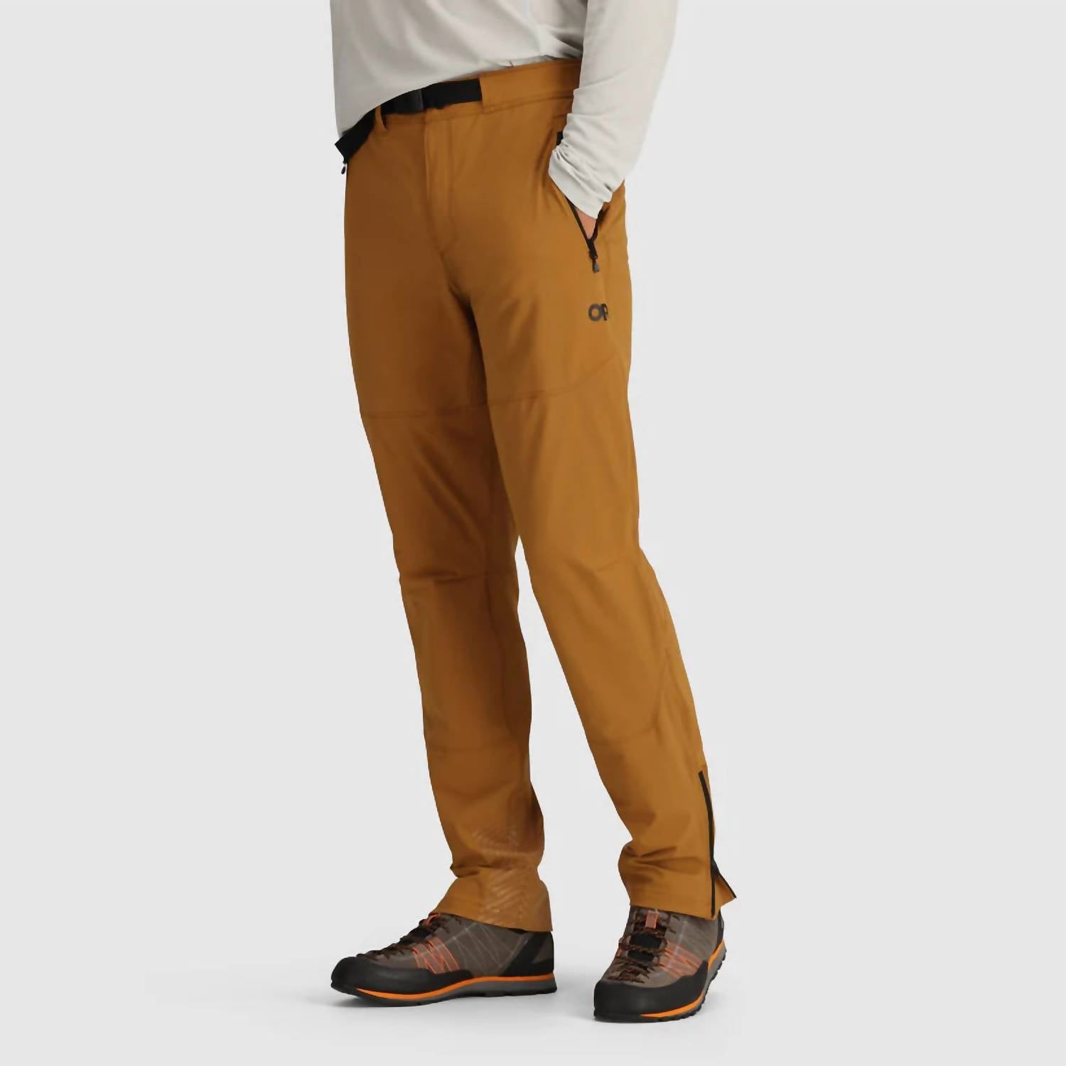 OUTDOOR RESEARCH Cirque Lite Pants in bronze - men's pants - detail view