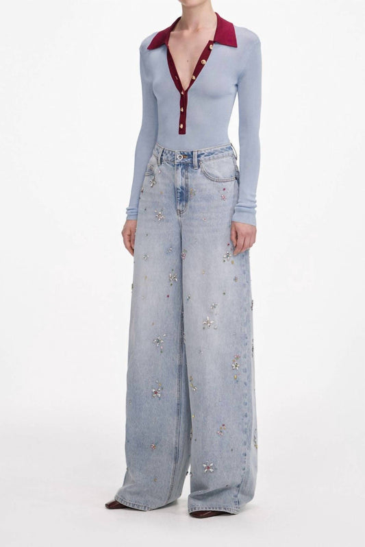 Self-Portrait - Viscose Knit Bodysuit