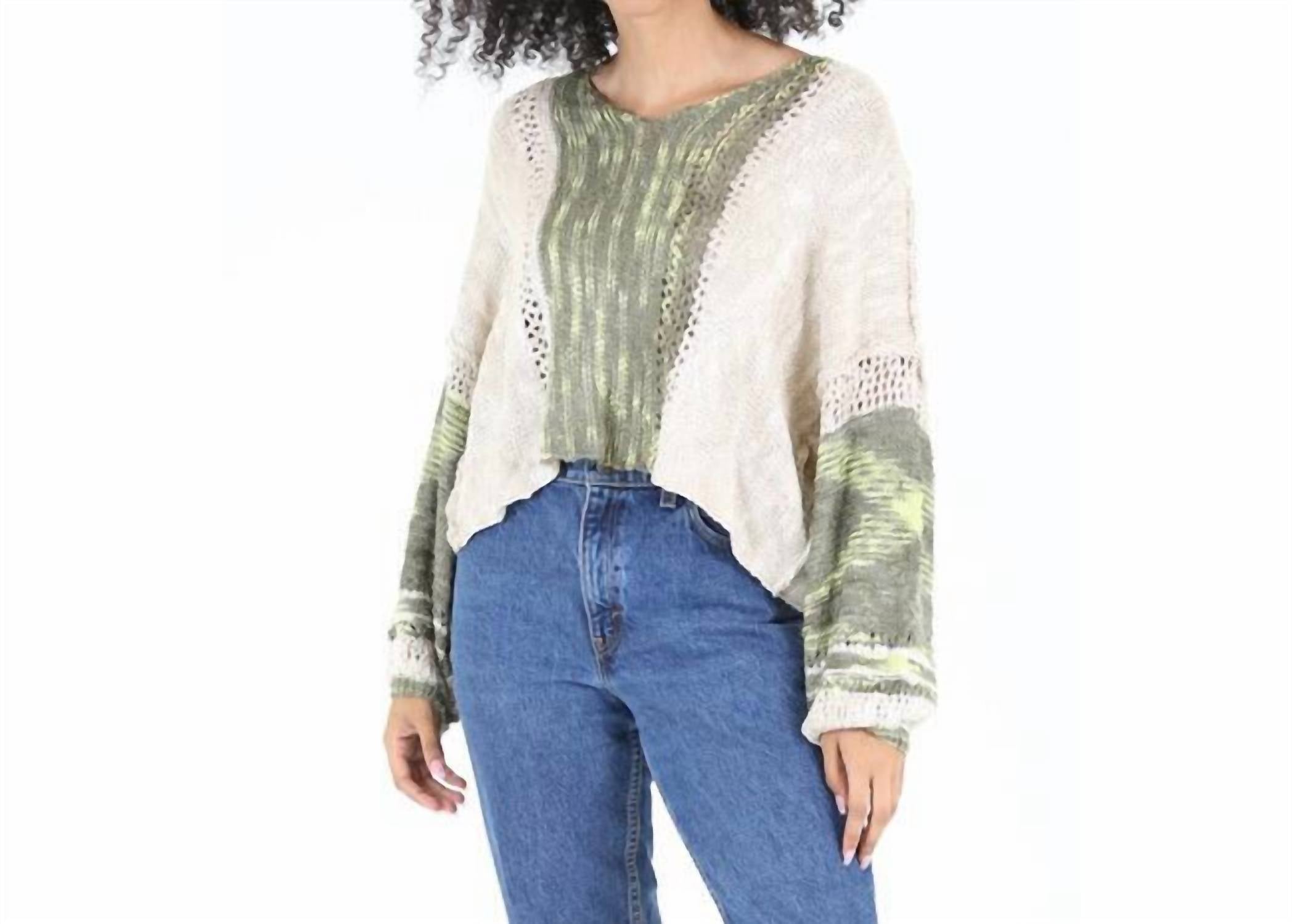 Angie - Knitted Cropped Sweater