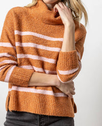 Lilla P - Striped Turtleneck Sweater
